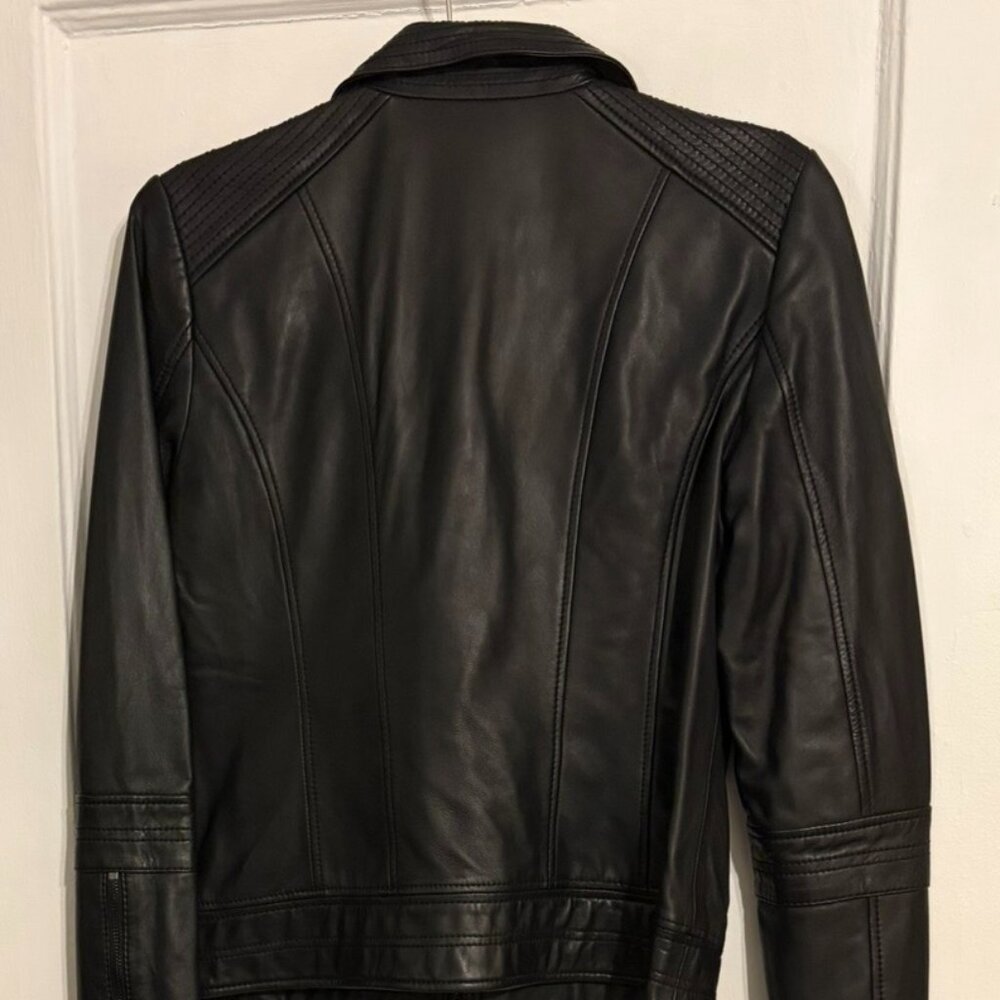 NWOT Bernardo - Leather Motorcycle Jacket - Picture 10 of 12